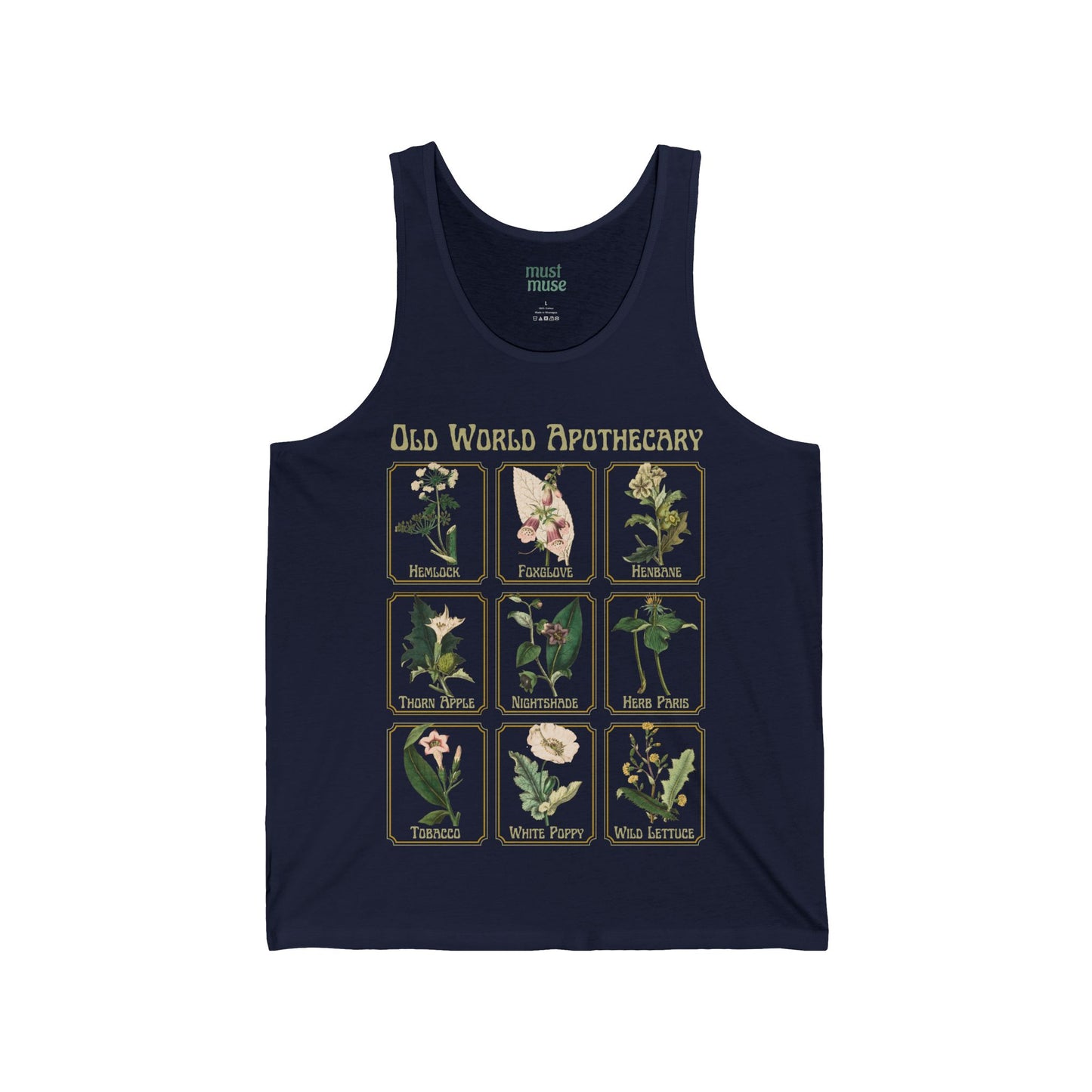 Old World Apothecary Unisex Tank Top