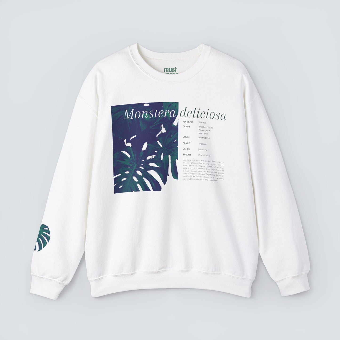 Monstera Deliciosa Unisex Crewneck Sweatshirt