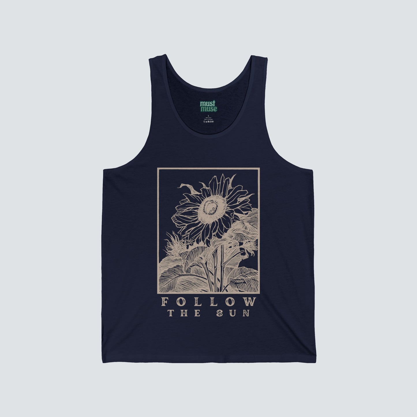 Follow The Sun Jersey Tank Top