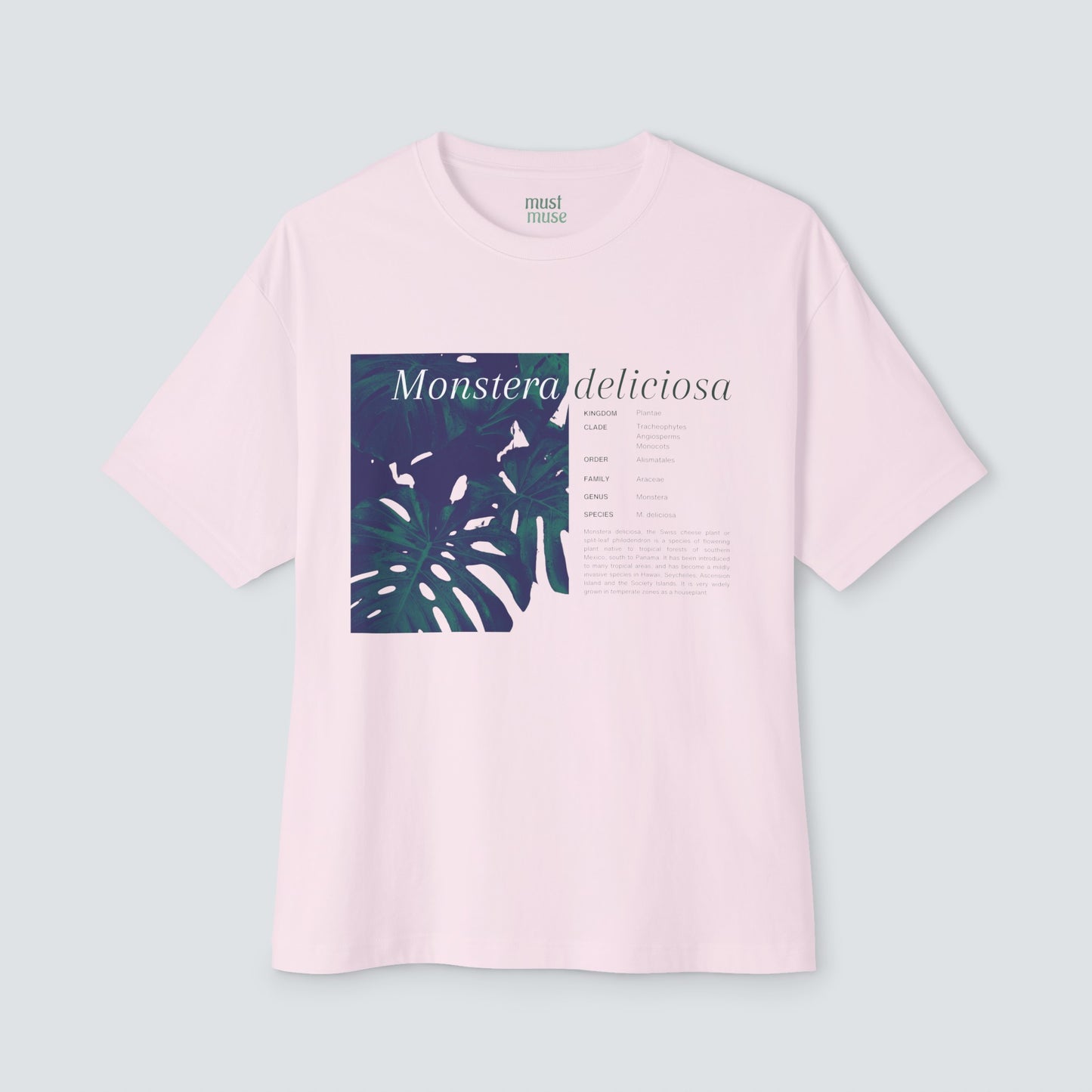 Monstera Deliciosa Unisex Oversized T Shirt