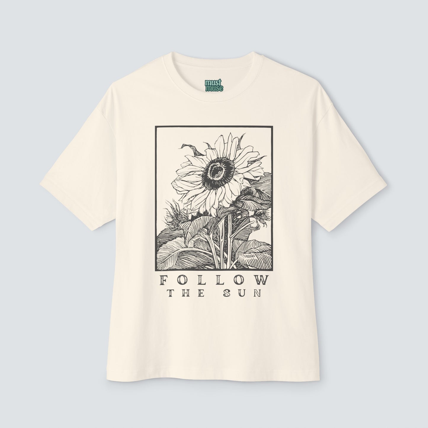 Follow The Sun Unisex Oversized T Shirt