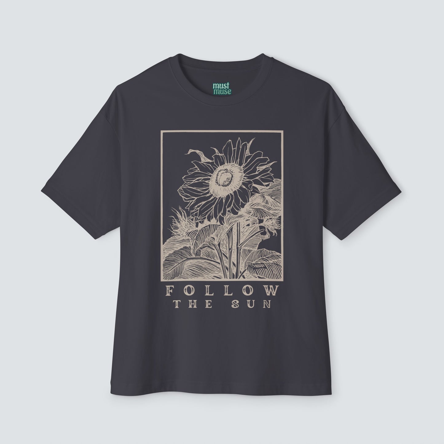 Follow The Sun Unisex Oversized T Shirt