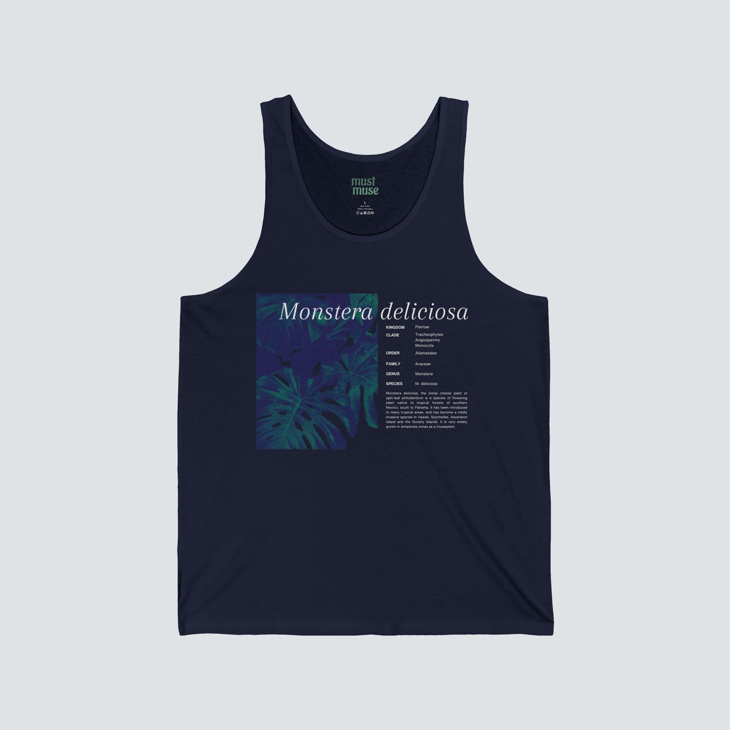 Monstera Deliciosa Unisex Tank Top