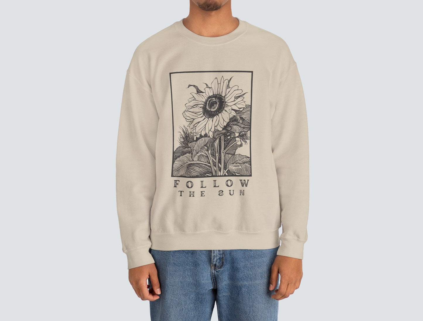 Follow The Sun Unisex Crewneck Sweatshirt