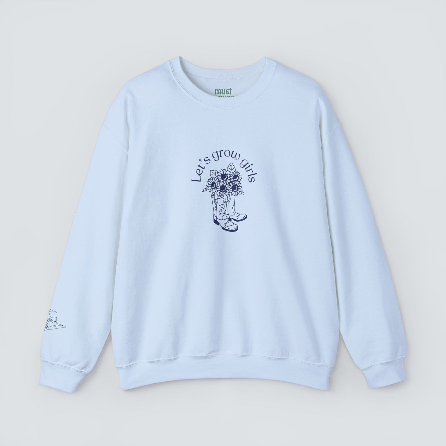 Let's Grow Girls Unisex Crewneck Sweatshirt