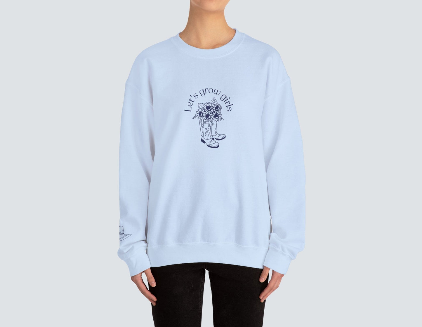 Let's Grow Girls Unisex Crewneck Sweatshirt