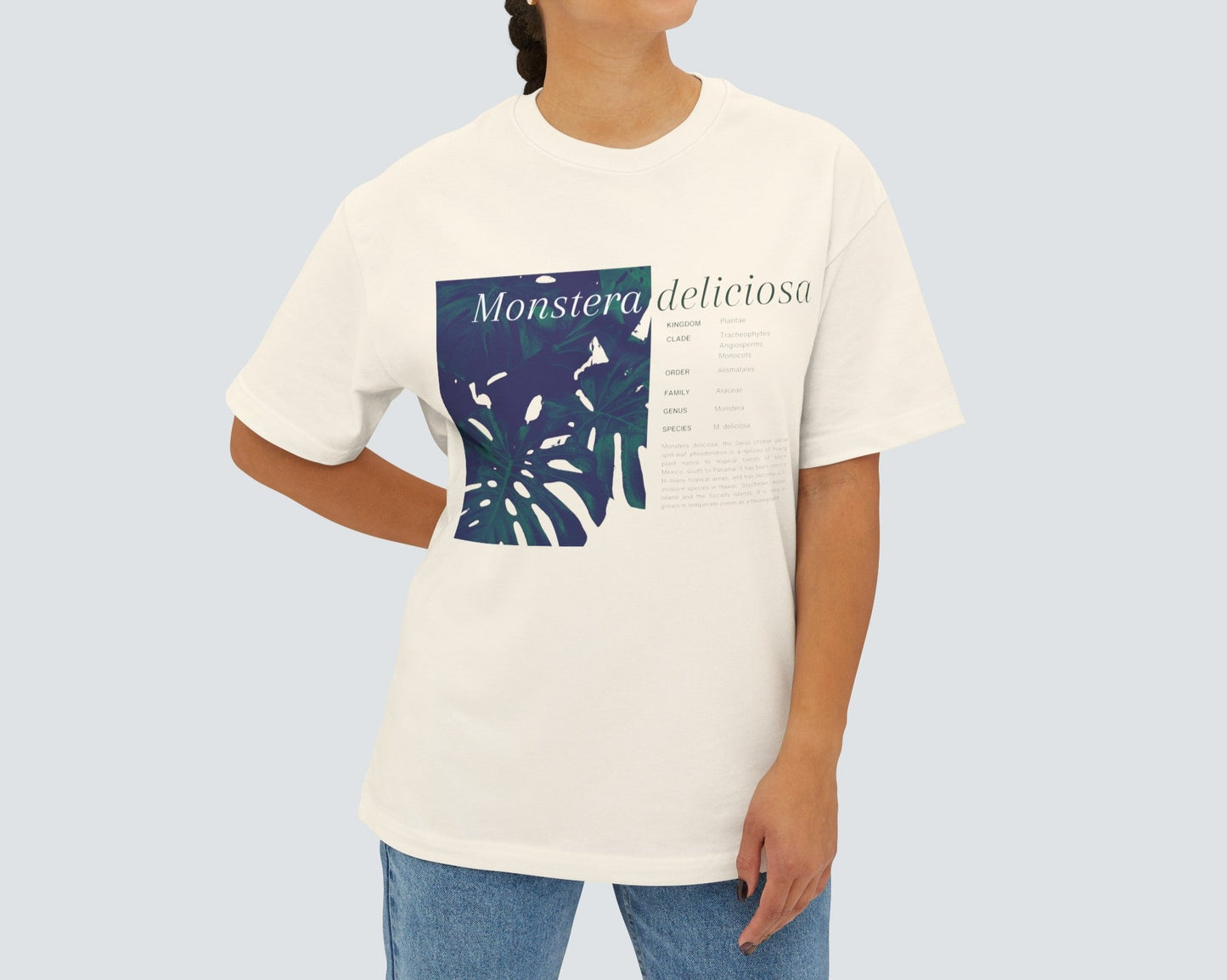 Monstera Deliciosa Unisex Oversized T Shirt