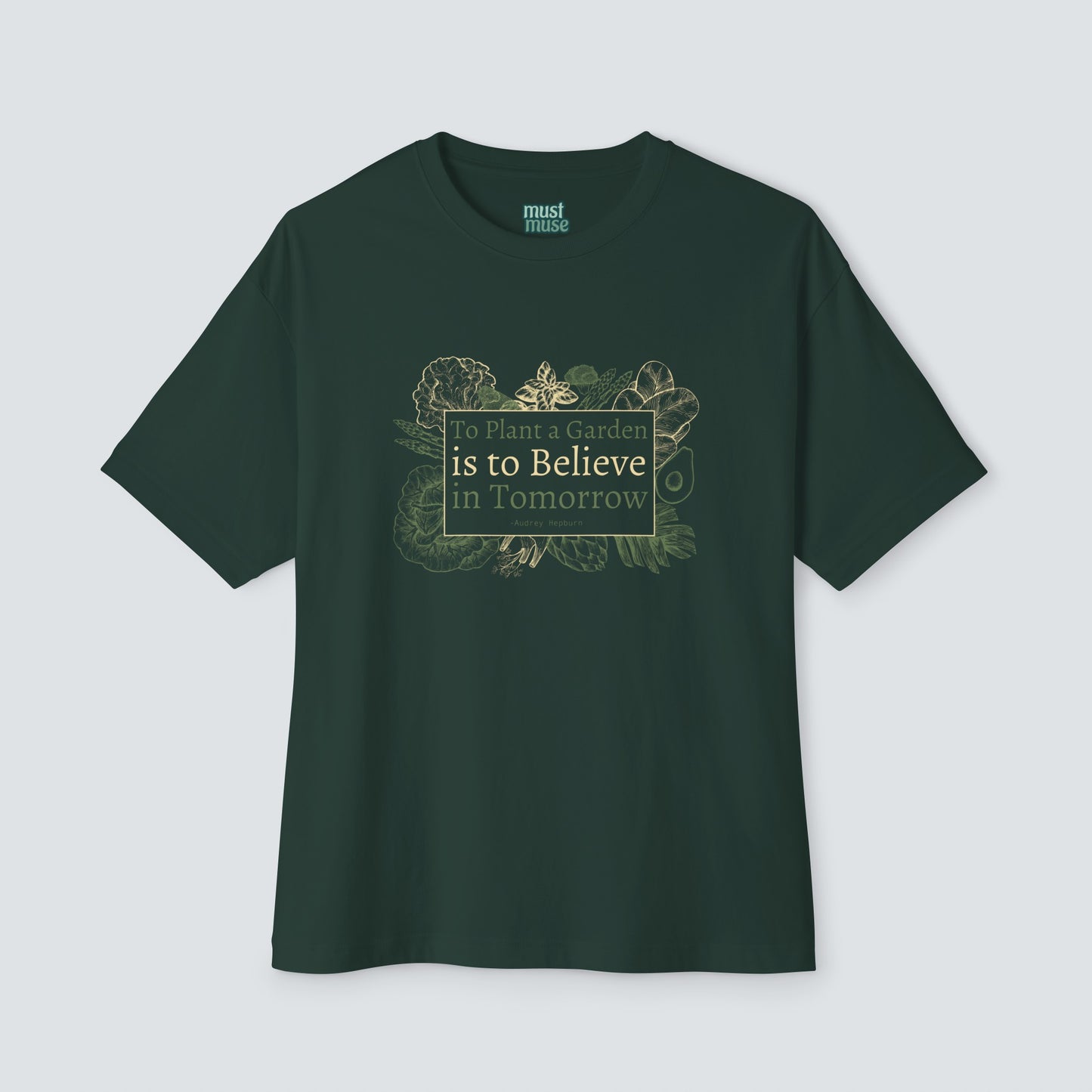 To Plant a Garden Unisex Oversized T Shirt