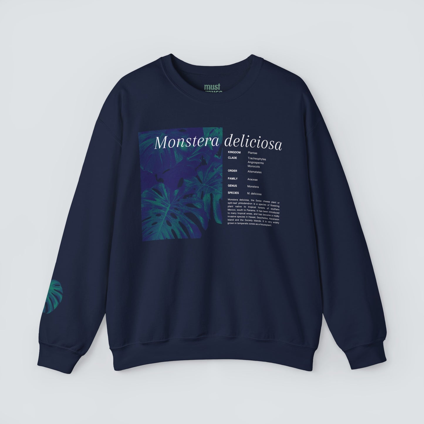 Monstera Deliciosa Unisex Crewneck Sweatshirt