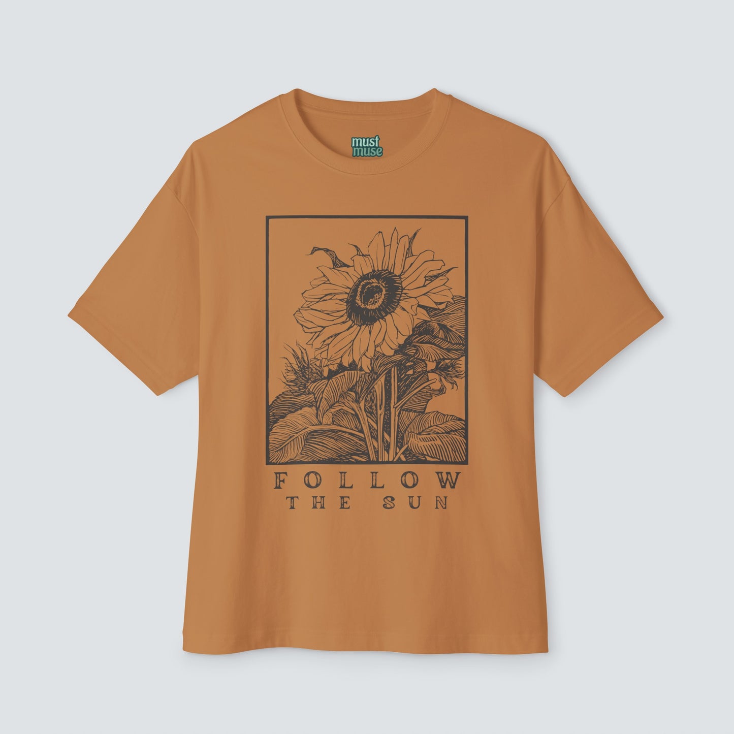 Follow The Sun Unisex Oversized T Shirt