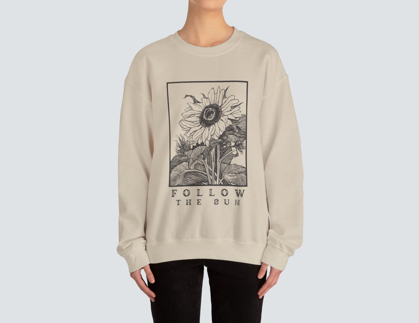 Follow The Sun Unisex Crewneck Sweatshirt